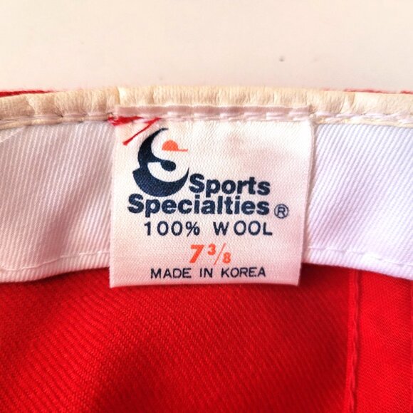 Vintage Sports pecialties NFL Kansas City Chiefs 100% Wool Made in Korea - 7 3/8 - Picture 9 of 9